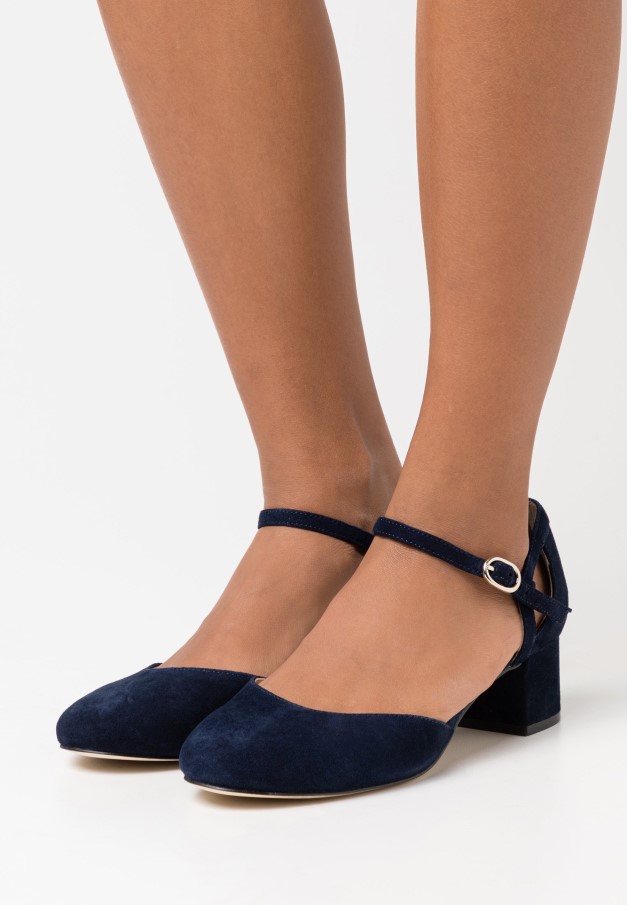 Gabor Läder - Klassiska Klackar Mörkblå