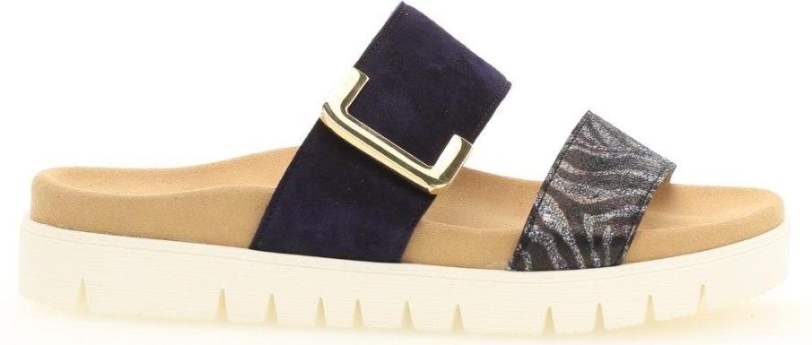 Gabor 23740.36 - Marinblått Nubuckläder