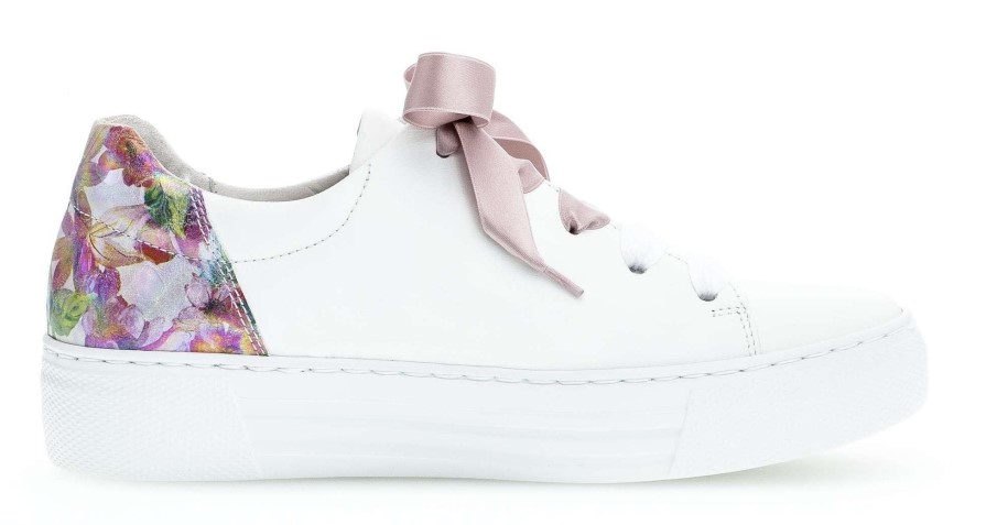 Gabor 26466.51 - Vitt Slätt Läder