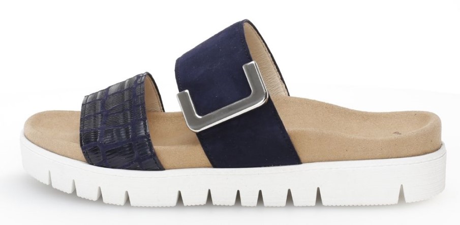 Gabor 43740.36 - Marinblått Mockatryck