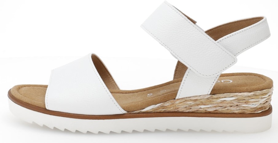 Gabor 62750.60 - Vitt Slätt Läder