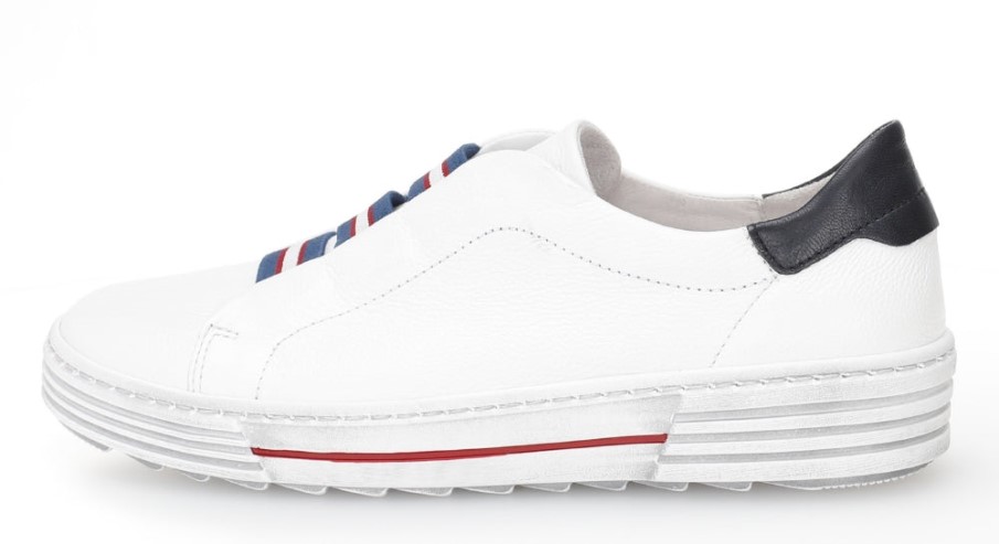 Gabor 63352.21 - Vitt Slätt Läder