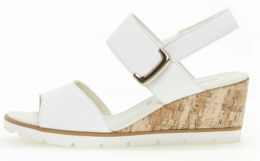 Gabor 65751.21 - Vitt Slätt Läder