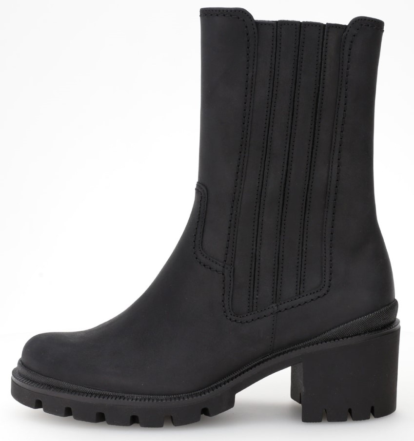 Gabor 72841.27 - Svart Oljat Nubuckläder