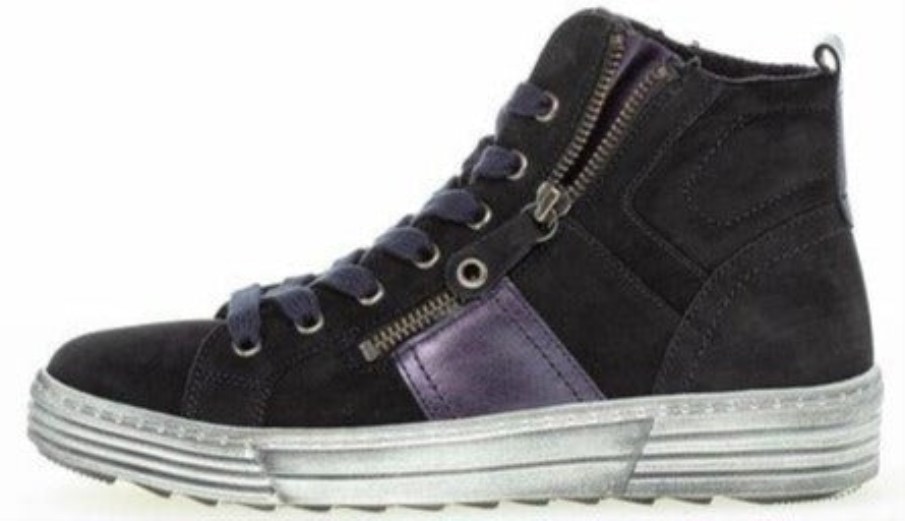 Gabor 73770.16 - Nattblått Nubuckläder