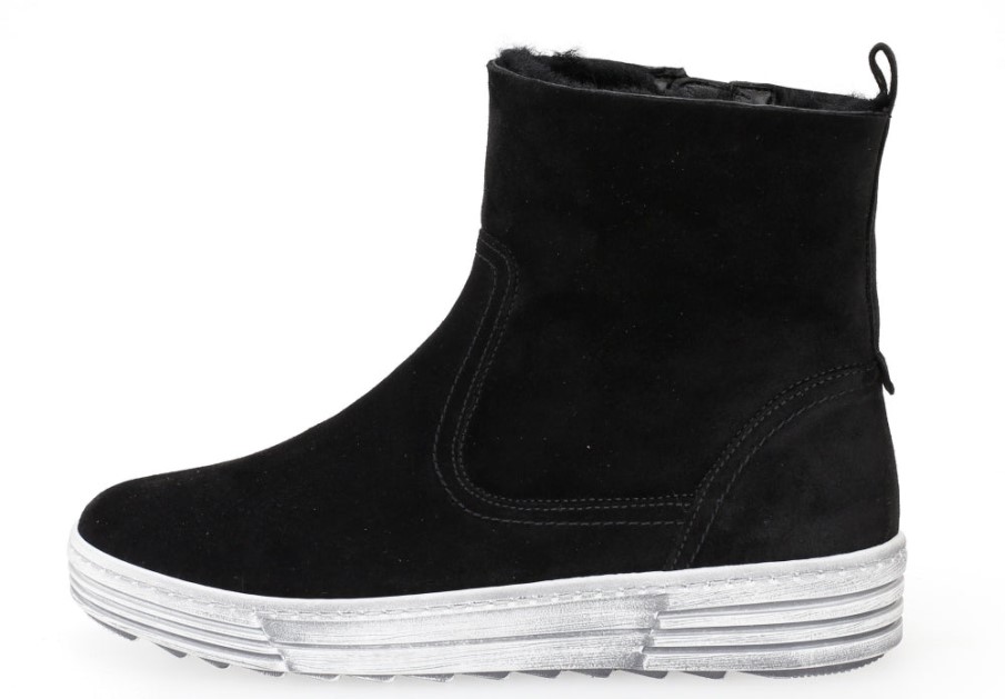 Gabor 73775.17 - Svart Shearling Mocka