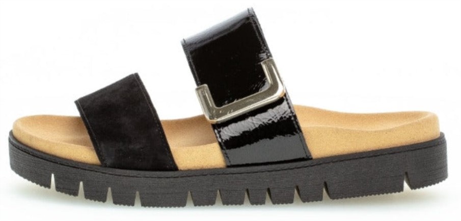 Gabor 83740-17 - Svart Läder