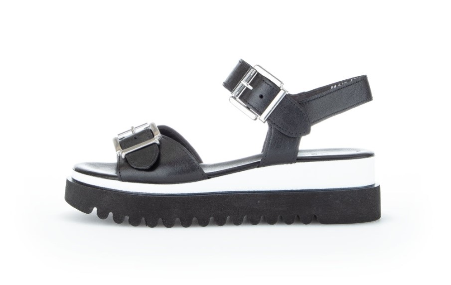 Gabor 84612-27 - Svart Läder