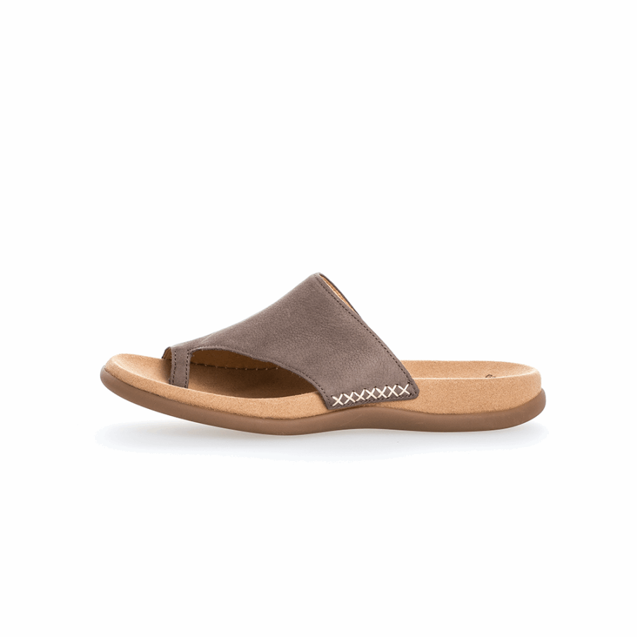Brun Tåloop Sandal Gabor