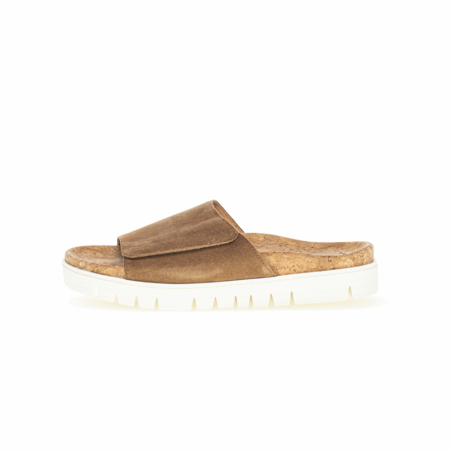 Karamell Gabor Slipon Sandal