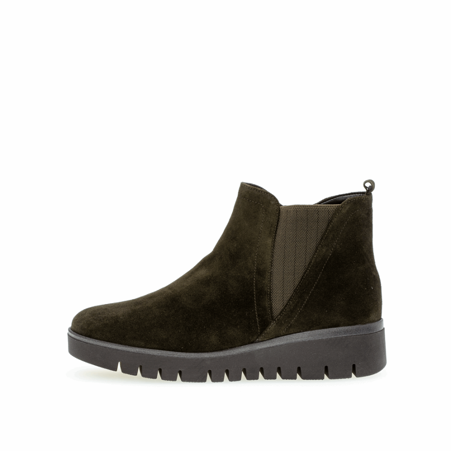 Gabor Chelsea Sneaker Grön Army