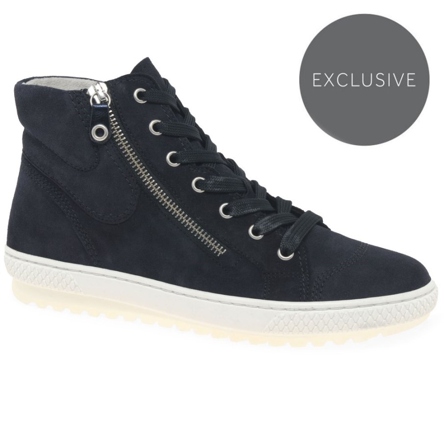 Atlantic Mocka/metallic Gabor Bulner Casual Stövlar För Damer