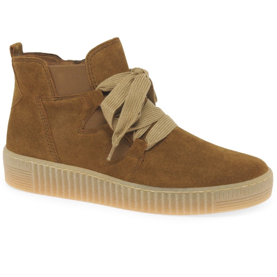 Cognac Mocka Gabor Lans Dam Ankel Boots Special