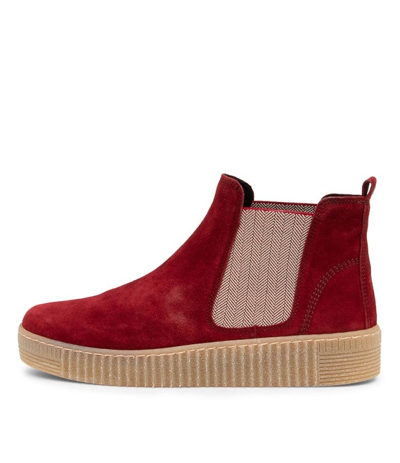 Gabor Angels Mörka Stövlar I Mocka I Opera