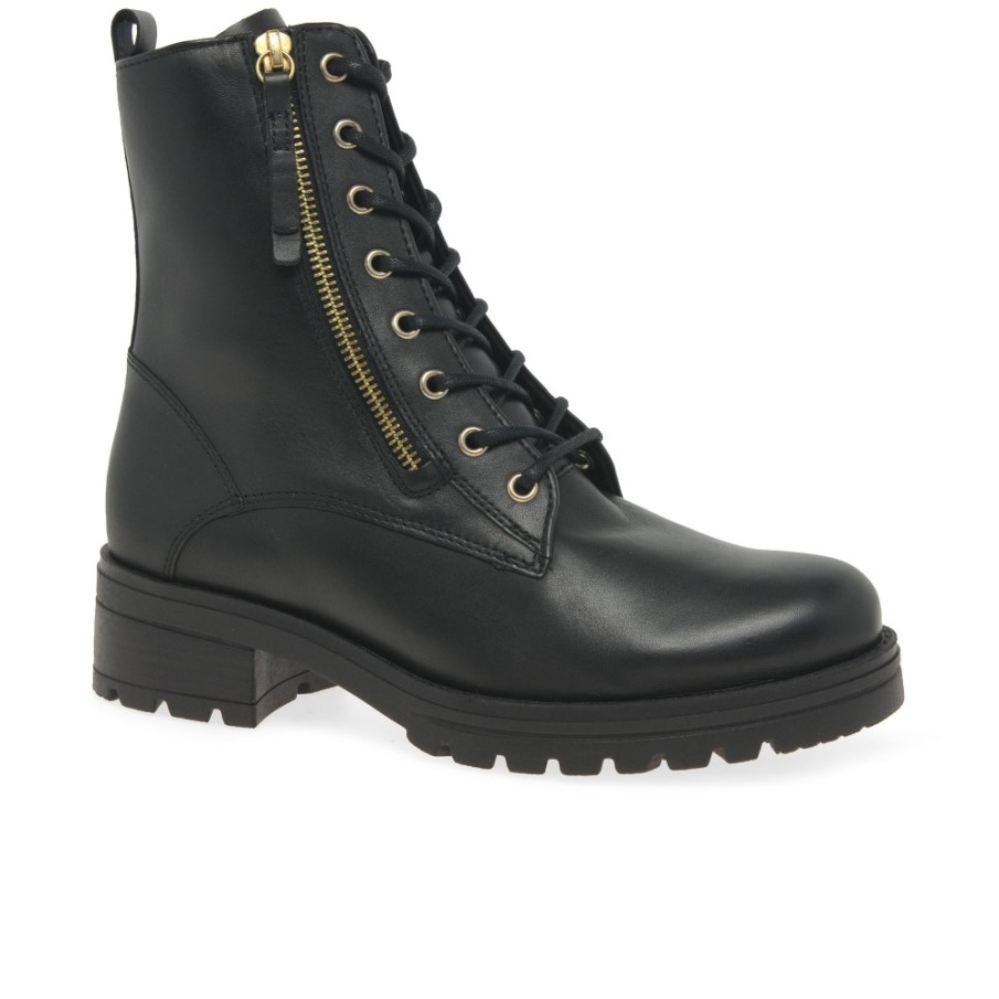 Gabor Serve Dam Biker Boots Svarta