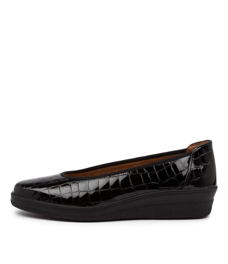 Gabor Trista Svart Patent Pu