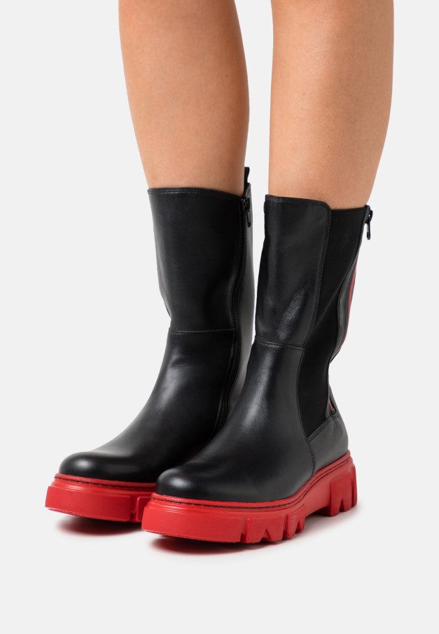 Gabor Plattformsstövlar Rosso